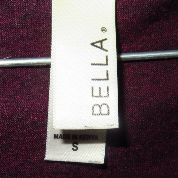 Lot of 2 Small Bella T-shirts (Teal & Wine) - Picture 4 of 4